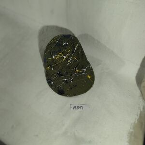 Unisex Olive Green Adj Cap With Unique Street Wear Art By Timothy Designs